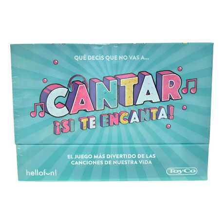 Juego De Mesa Cantar Si Te Encanta Toyco +14 años Juego De Mesa Cantar Si Te Encanta Toyco +14 años