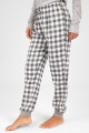 Pantalon franela y/d Gris