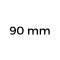 Embudo vastago corto 90 mm