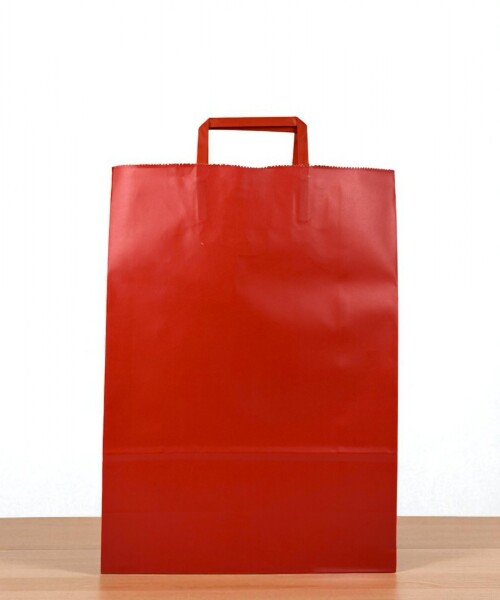 Bolsa lisa acuario 30x12x41 cm ROJO