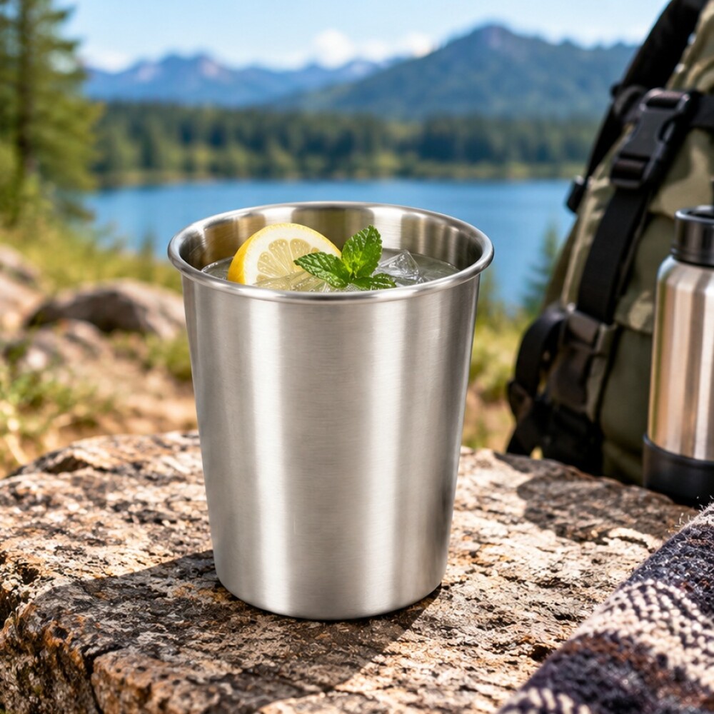 Vaso acero inox 350 ml Vaso acero inox 350 ml