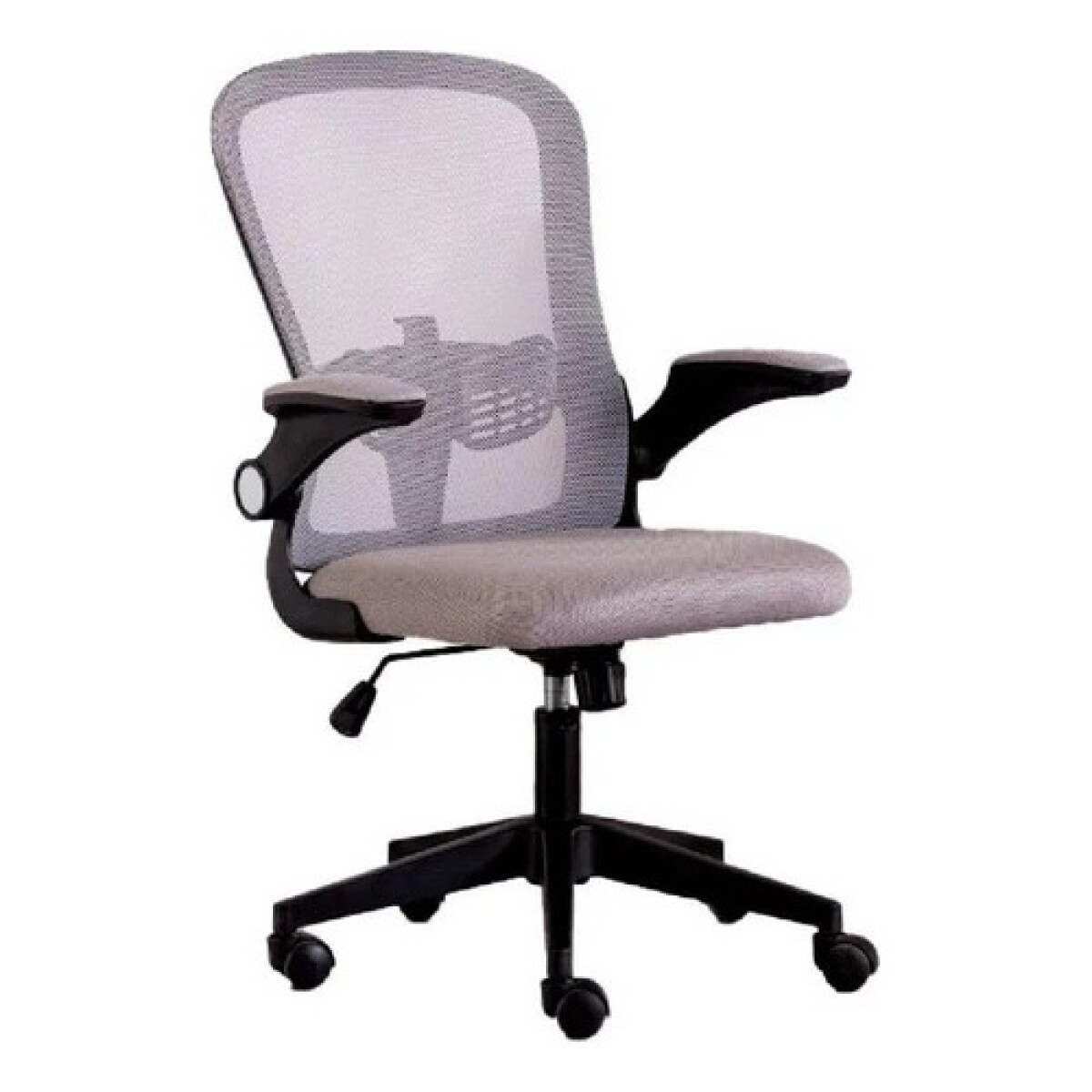 Silla Oficina Weir Ergonómica Giratoria para Escritorio - Gris 