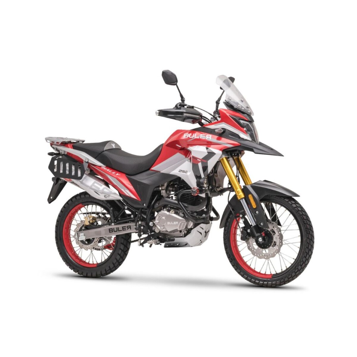 Moto Buler Rally 250cc Rayos V4 2026 - Rojo 