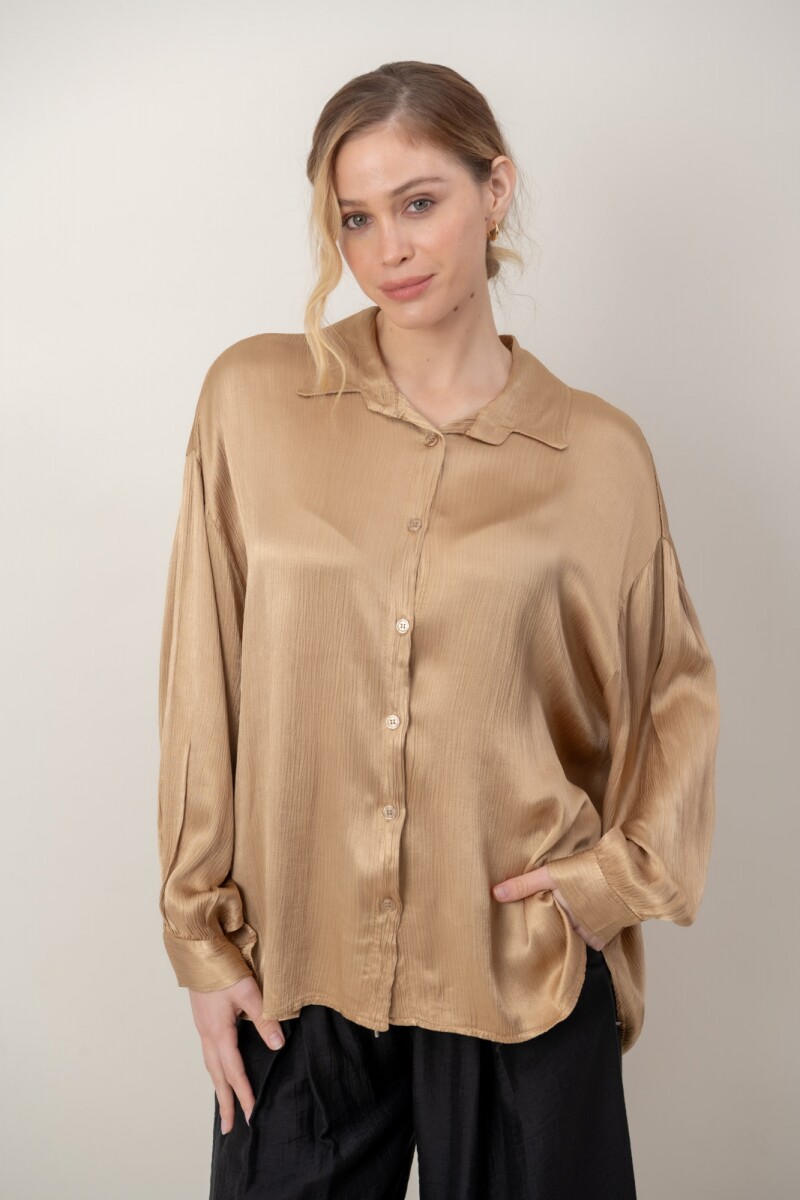 CAMISA LEIGH - Camel 