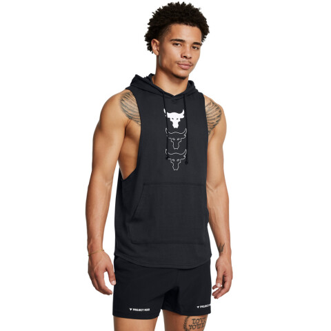 UA Pjt Rck SL HD Payoff-WHT BLK-001