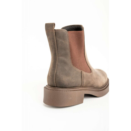 Bota Cuero Chocolate