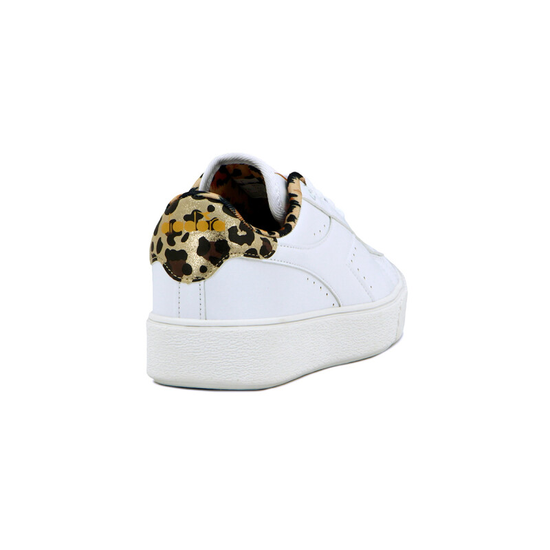 Championes Mujer Diadora Set Ii Blanco-animal Print