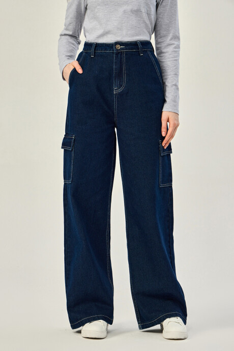 Pantalon Onak Azul Oscuro