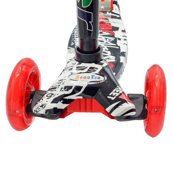 Monopatin Tripatin Scooter Luces Regulable Infantil Niños Variante Diseño HipHop