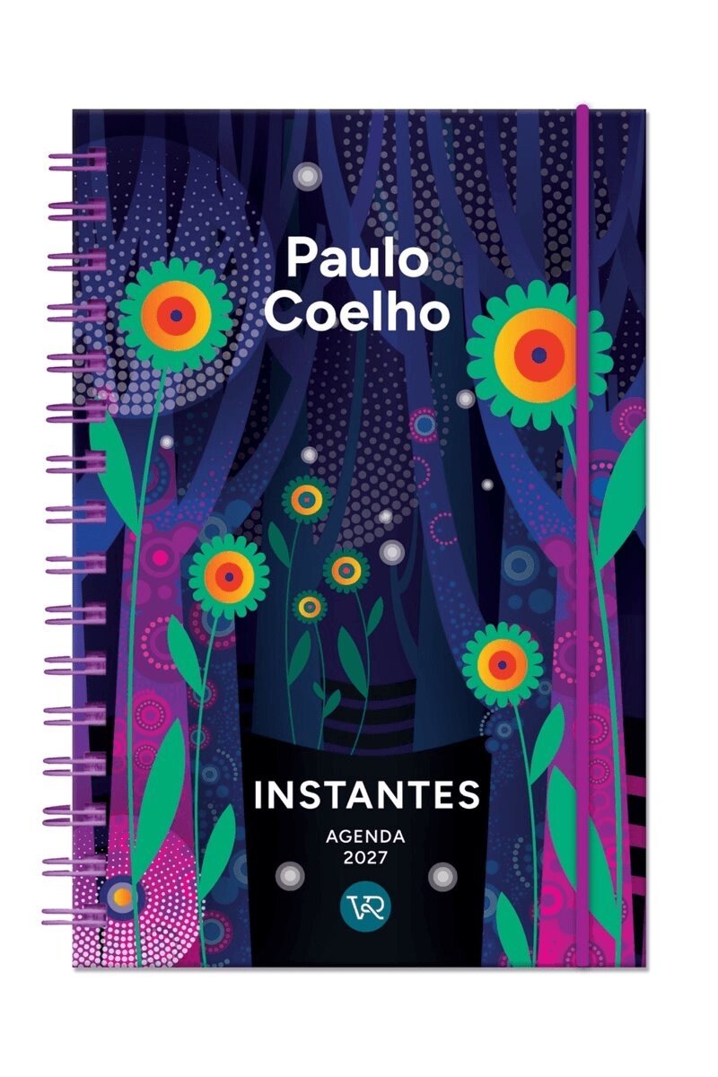 AGENDA PAULO COELHO 2027 INSTANTES AZUL ANILLADA 