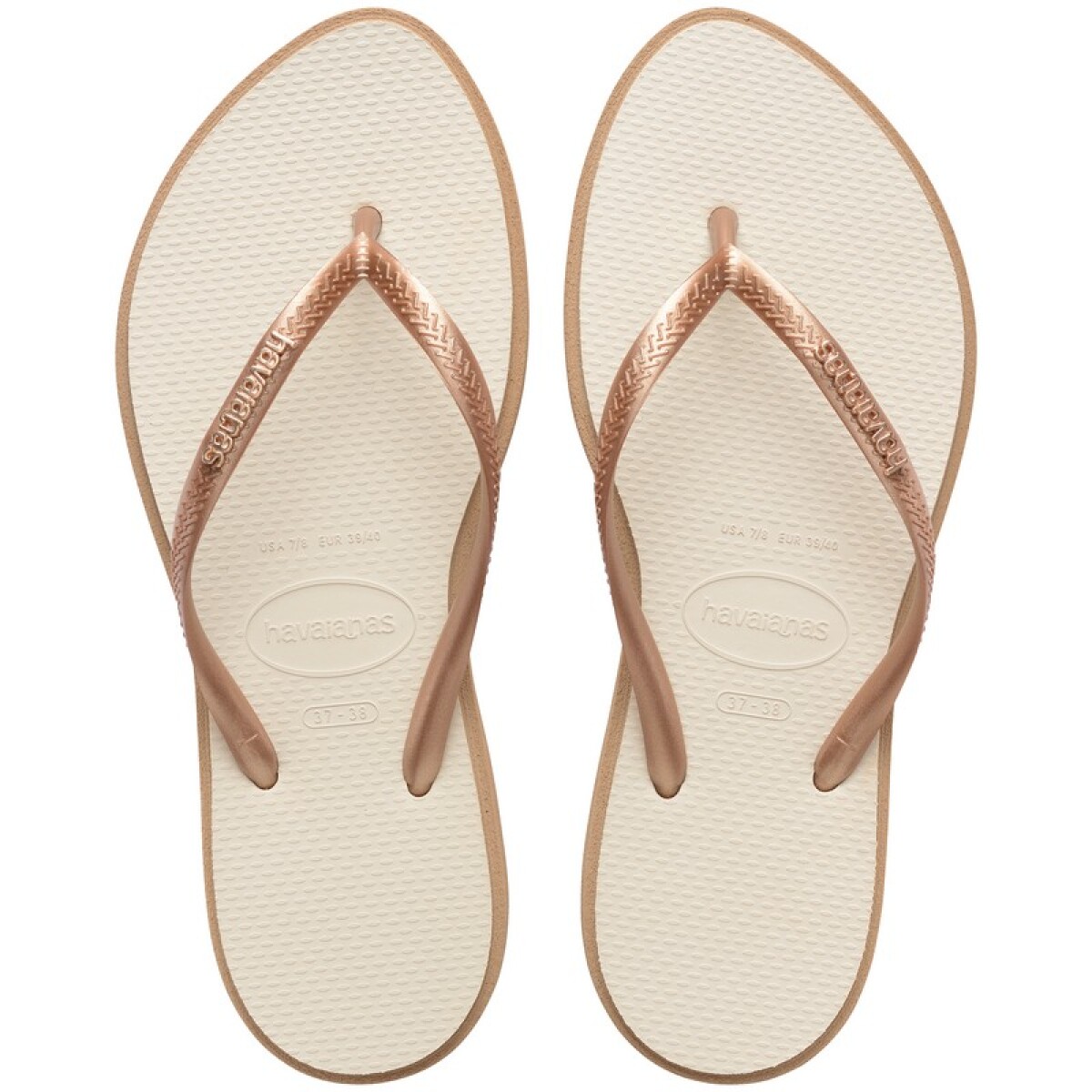Ojotas Havaianas Slim Point - Beige 