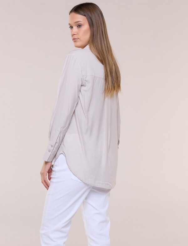 Camisa Casual BEIGE CLARO