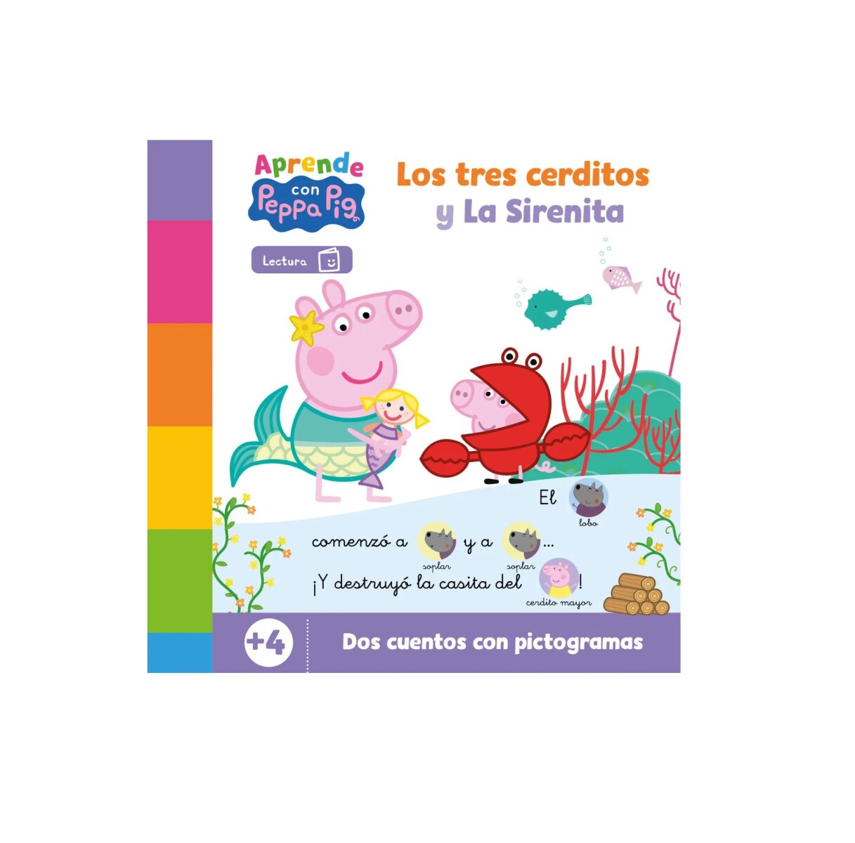 Aprende Con Peppa. Los Tres Cerditos Y La Sirenita 