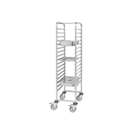 Carro Gavillar 17 Bandejas GN 1/1 de Acero Inoxidable 38.2 x 55 x 166 cm Carro Gavillar 17 Bandejas GN 1/1 de Acero Inoxidable 38.2 x 55 x 166 cm