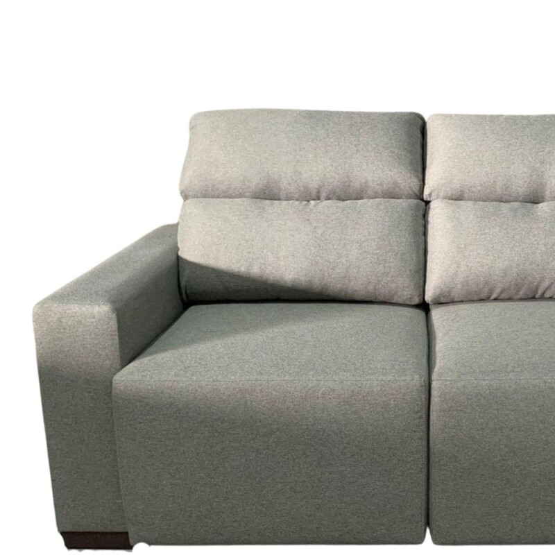 Sillón Reclinable San Bernardo Liso 1.80m Gris Sillón Reclinable San Bernardo Liso 1.80m Gris