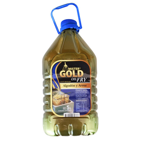 ACEITE DE ALGODON Y ARROZ MISTER GOLD - 5 Lts Aceite De Algodon Y Arroz Mister Gold - 5 Lts