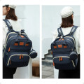 Bolso Mochila Maternal de Pañales con Cuna Cambiador Extensible Azul Bolso Mochila Maternal de Pañales con Cuna Cambiador Extensible Azul
