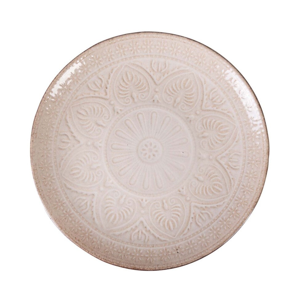 PLATO CERAMICA NATURAL-BEIGE MILLIE