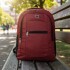 Mochila Liceal Escolar Urbana 3 Cierres ROJO