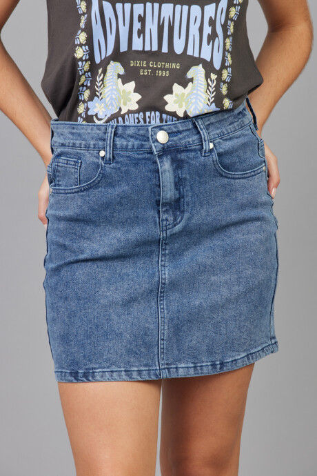 FALDA CORTA ALIORE DIXIE Azul Oscuro