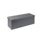 Puff Baúl Lumax Plegable 110x38 cm Organizador Living Dormitorio Gris Oscuro