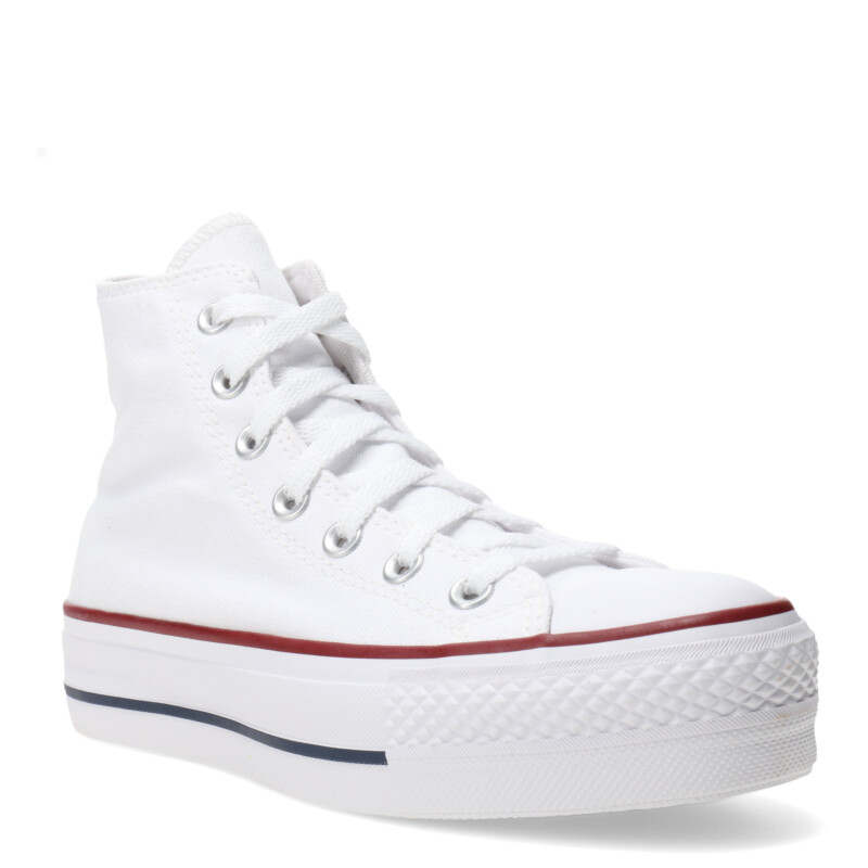 Championes Unisex Converse Chuck Taylor All Star Hi Blanco - Rojo - Azul