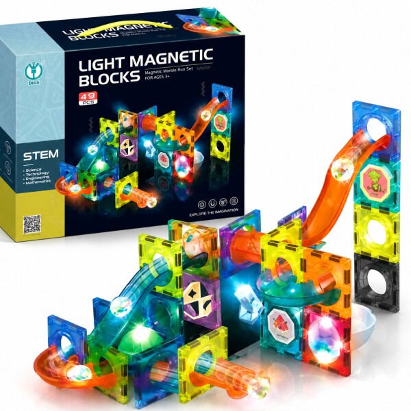 Bloques magneticos Luminosos 49pz Bloques magneticos Luminosos 49pz