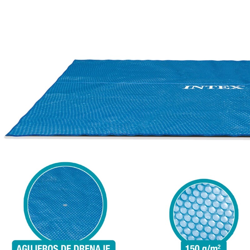 INTEX COBERTOR LONA SOLAR PARA PISCINA RECTANGULAR 5.49 X 2.74 M Intex Cobertor Lona Solar Para Piscina Rectangular 5.49 X 2.74 M
