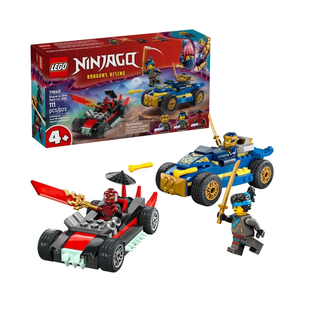 LEGO NINJAGO Desafío a Máxima Velocidad: Rogue vs. Drix 4+ LEGO NINJAGO DESAFIO A MAXIMA VELOCIDAD: ROGUE VS DRIX 4+