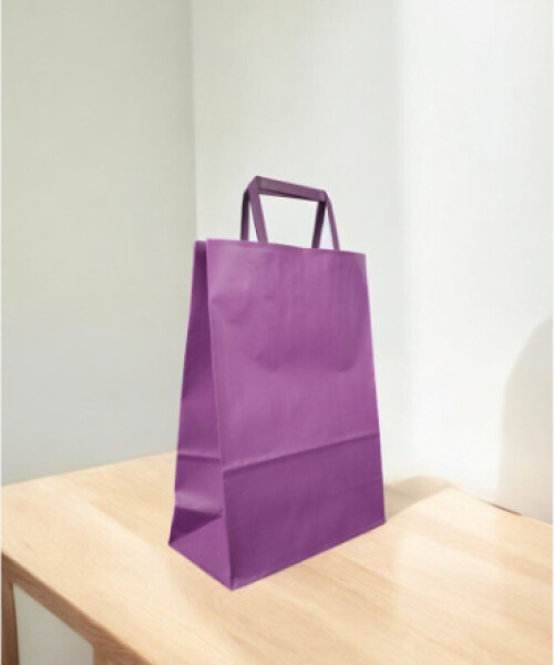 Bolsa lisa acuario 22x10x30 cm PURPLE