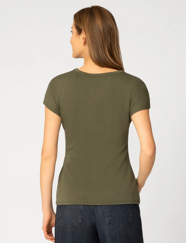 Remera Lazo Lateral OLIVA