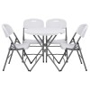 JGO DE MESA RED C/SILLA BLANCA P/JARDIN 5PZAS Unica