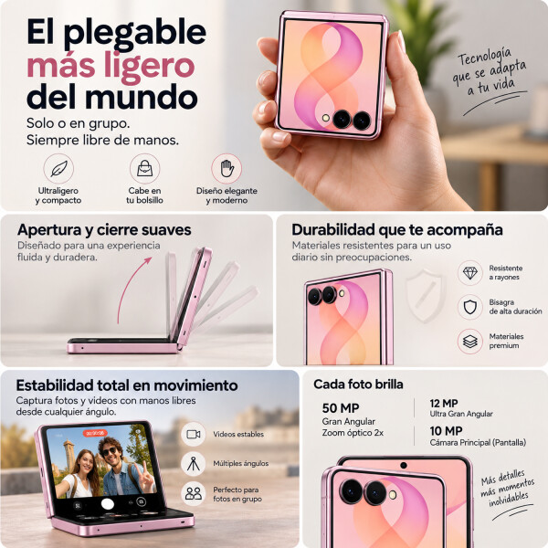 Samsung Galaxy Z Flip 8 12/256gb 5g + Regalo ROSA