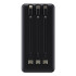 Cargador Powerbank 13000mah Micro Usb Lightning Tipo C Variante Color Negro
