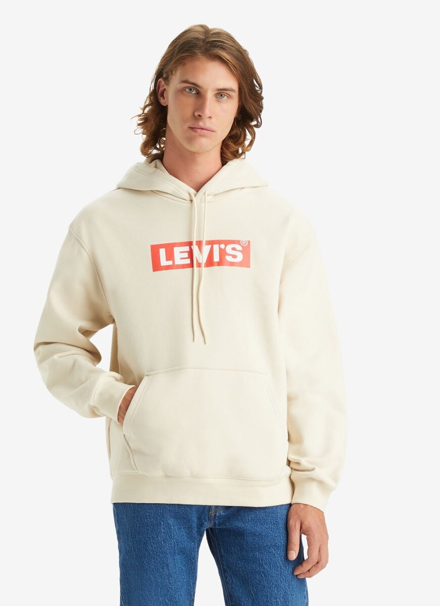 Buzo Hom.C/Cap. Alg.C/Felp.C/Estam.Levi's - Beige 