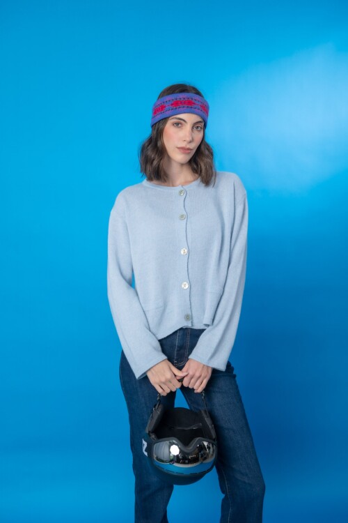 Cardigan Dotta Celeste