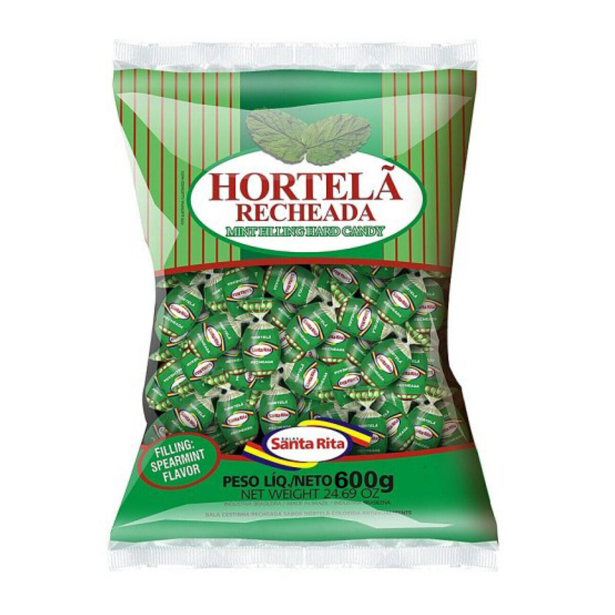 Caramelo Santa Rita Duro 600 grs - Menta 