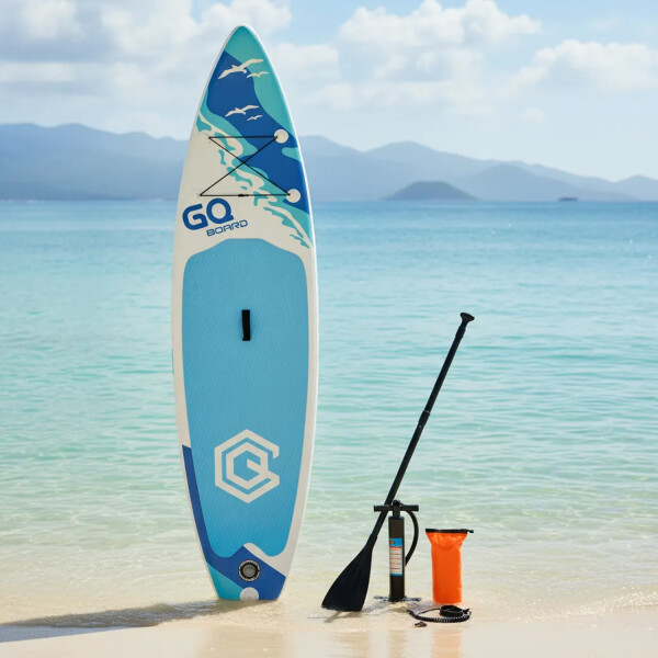 Tabla Stand Up Paddle Board Inflable 3.35 + Accesorios AZUL