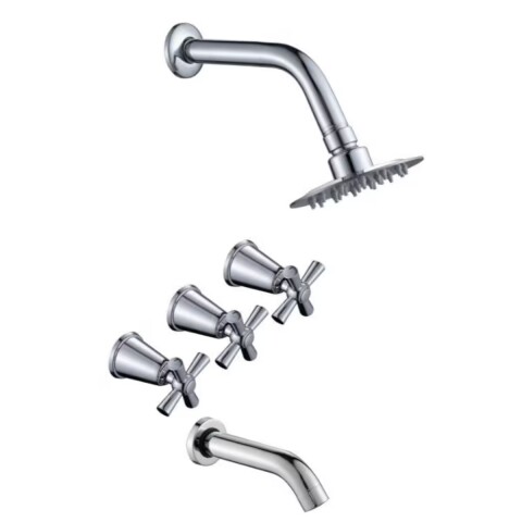 Griferia de ducha Cuzco Cromado Brillante Griferia De Ducha Cuzco Cromado Brillante