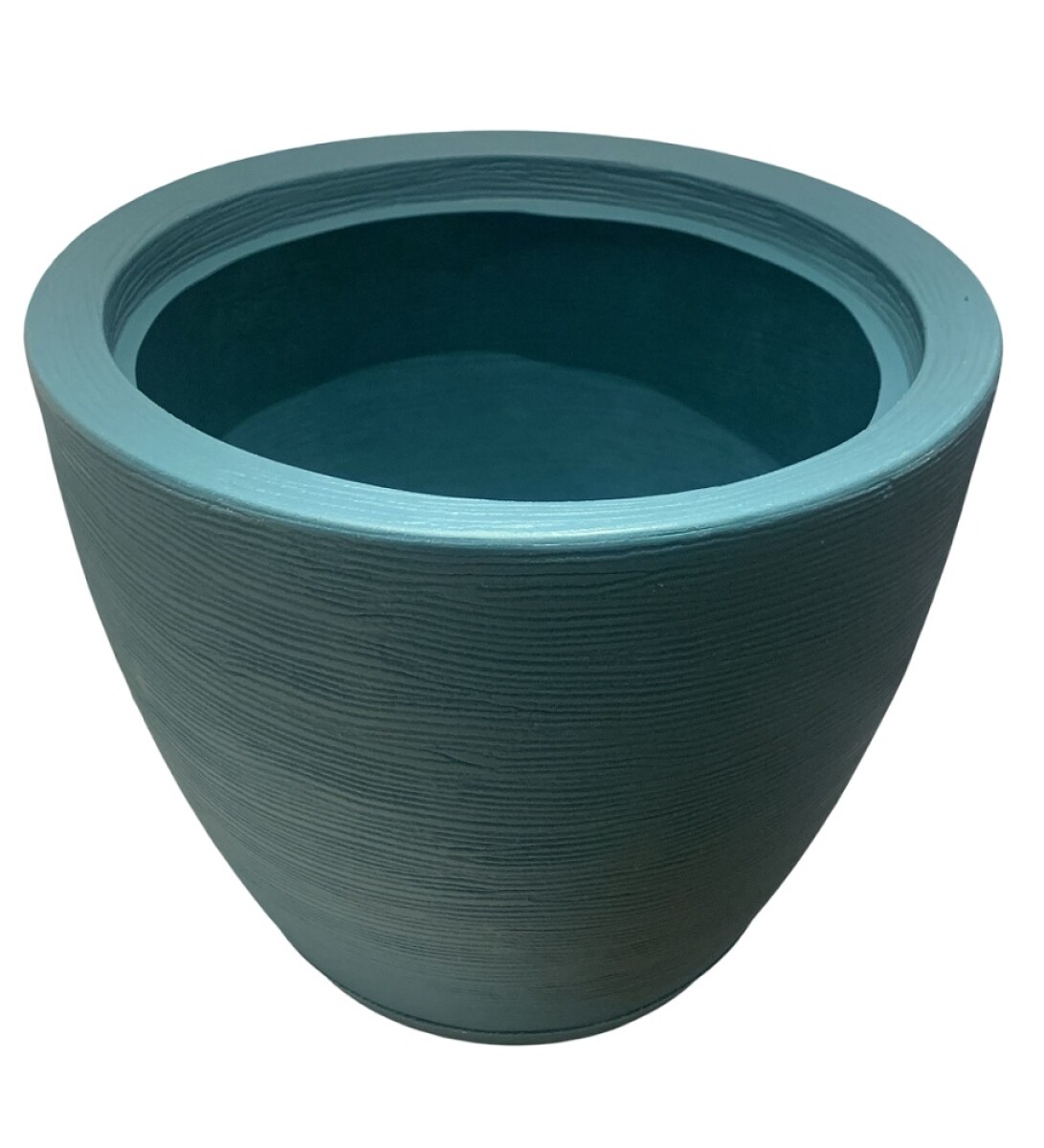 Maceta grande en polietileno modelo "Azteca" color azul - 92603/270 