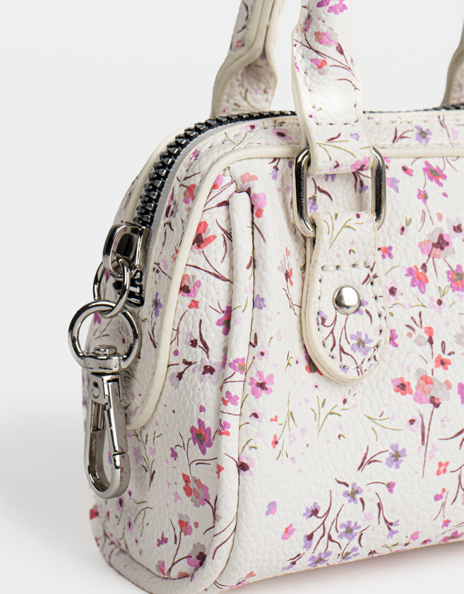 Monederos Monedero Cuerina Formato Cartera - Estampado Flores