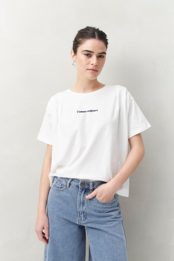 REMERA LIATRA Blanco