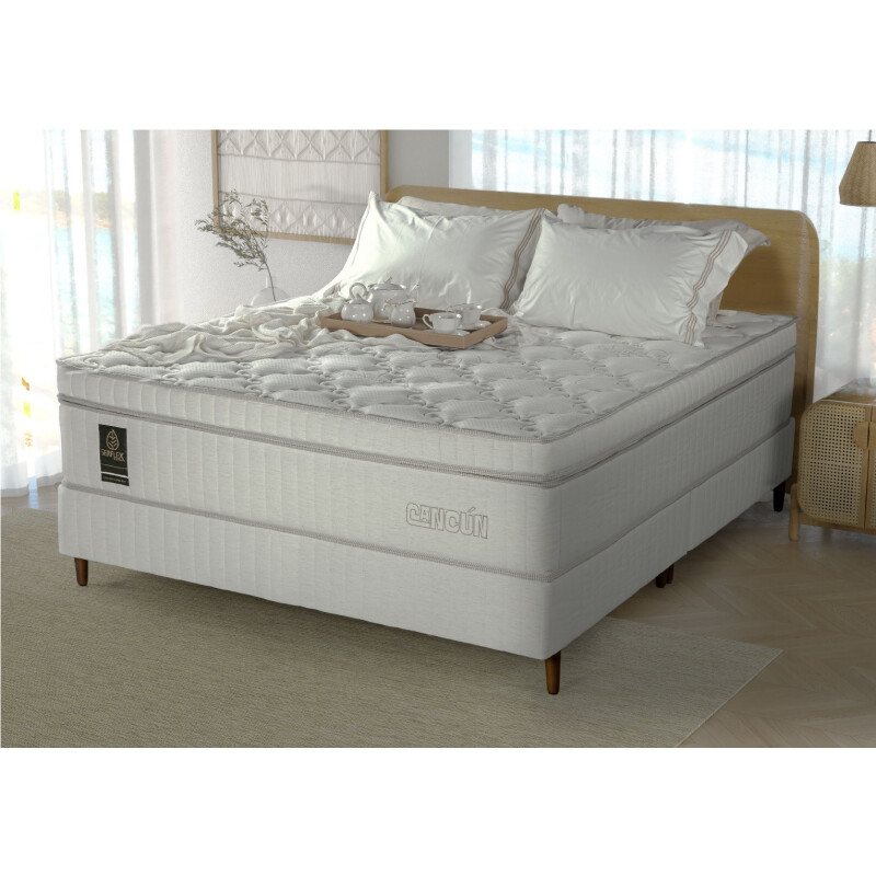 Conjunto sommier Cancún 1.93 X 2.03 (King)