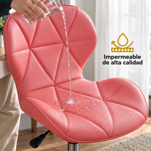 Silla Oficina Imback Escritorio Ergonomica Cuero Sintético IMBACK Color Rosa Silla Oficina Imback Escritorio Ergonomica Cuero Sintético IMBACK Color Rosa