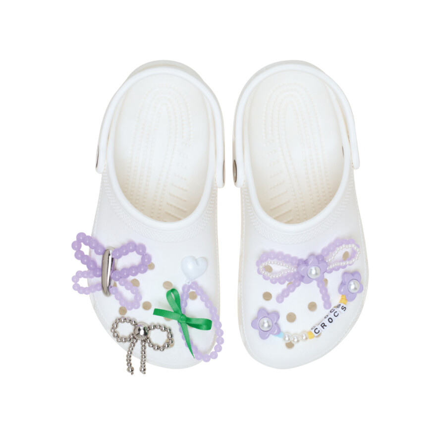 Jibbitz Purple Meta 5 Pack Multicolor