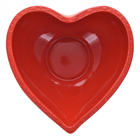 BOWL CERAMICA CORAZON ROJO 1LTS 17.5X9.5CM P18004 Q6 BOWL CERAMICA CORAZON ROJO 1LTS 17.5X9.5CM P18004 Q6