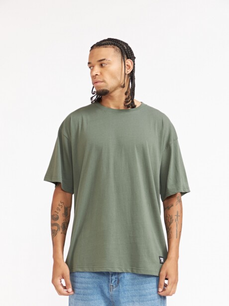 REMERA OVERSIZE RENO VERDE