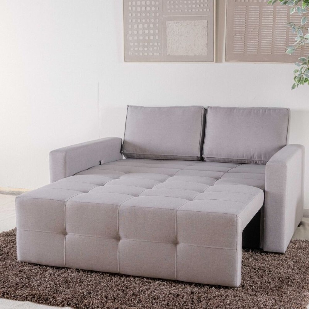 Sofá Cama Torres 2 Cuerpos Gris