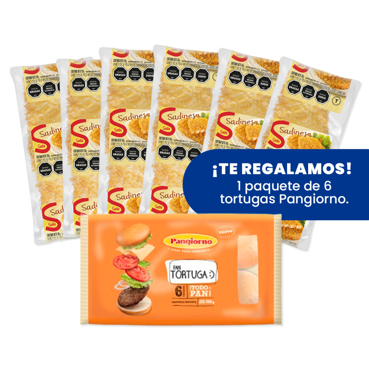 6 Sadinesas Comun + 1 Tortuga X 6 De Regalo 