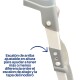 Asiento Reductor Inodoro Aprendizaje Infantil Escalera Color Gris